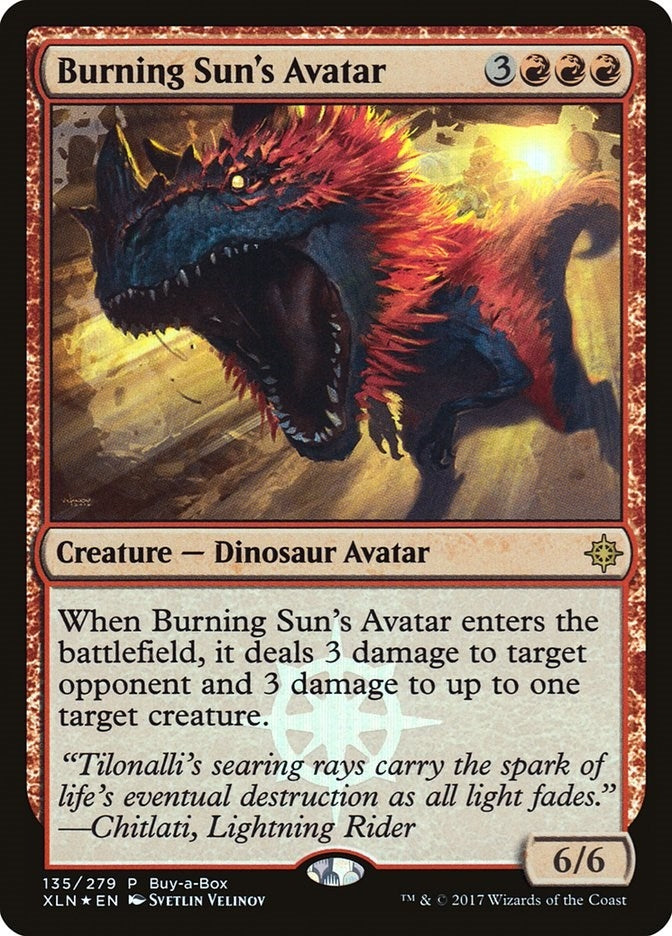 Burning Sun's Avatar (135) (Buy-A-Box Promos) (BABP)