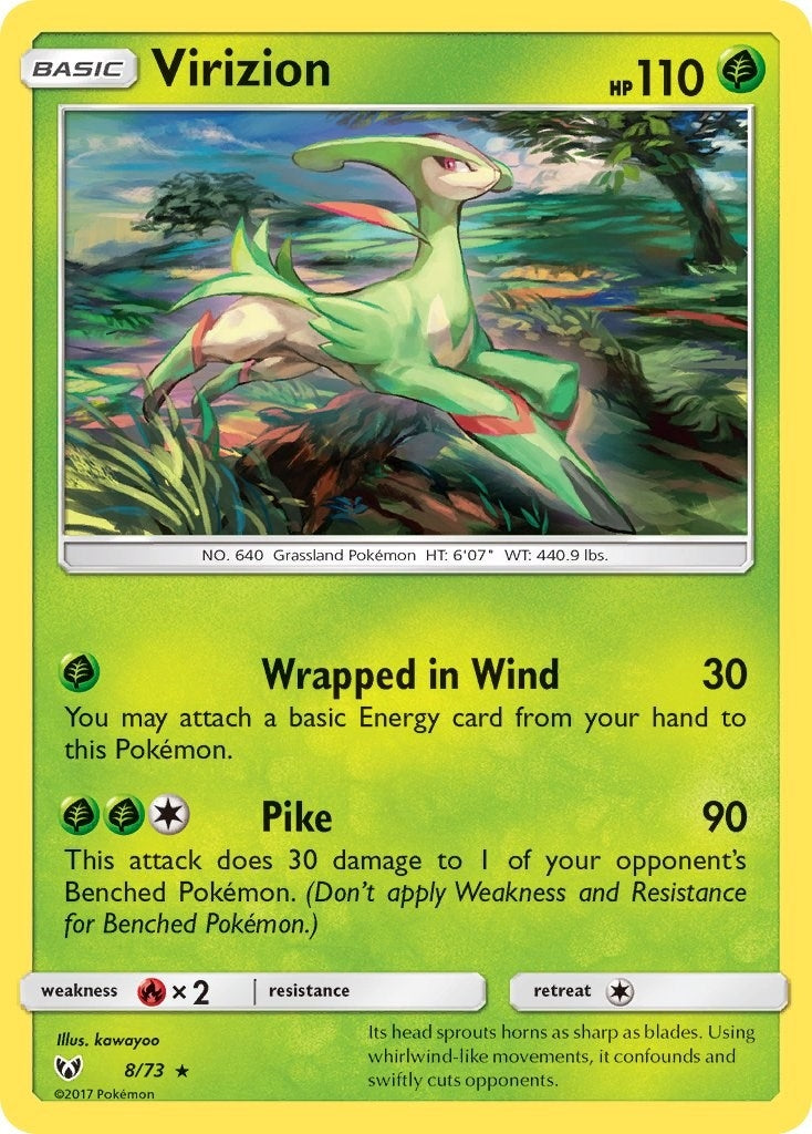 Virizion (8/73) (Shining Legends)