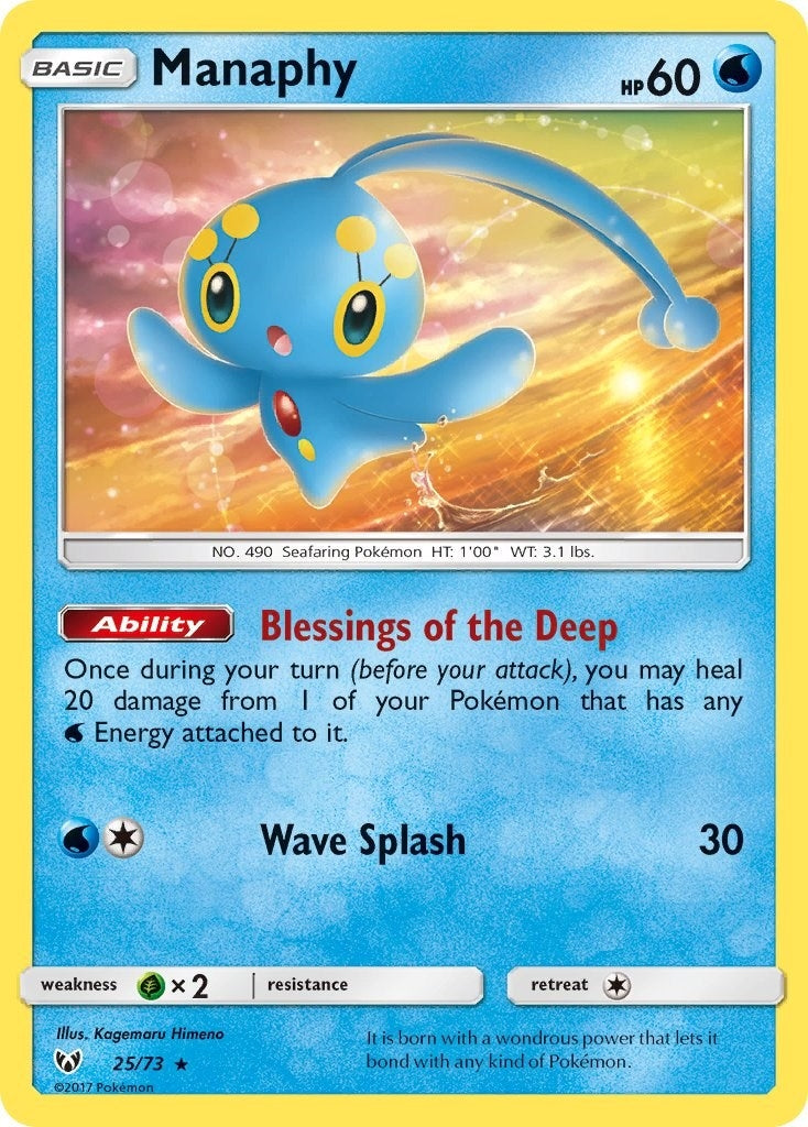 Manaphy (25/73) (Shining Legends)