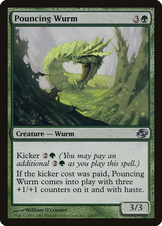 Image for Pouncing Wurm (136) (Planar Chaos) - Magic: The Gathering