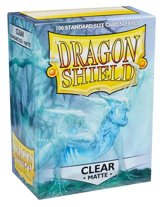 Image for Dragon Shield Matte Sleeves - Clear (100-Pack) - Card Sleeves