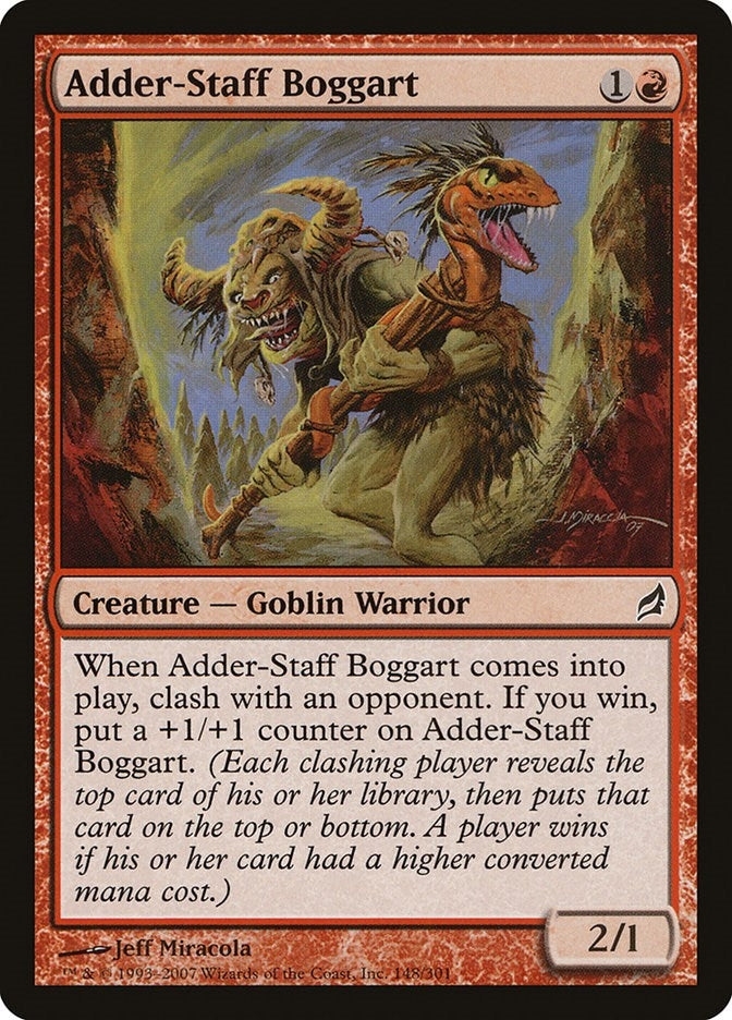 Image for Adder-Staff Boggart (148) (Lorwyn) - Magic: The Gathering