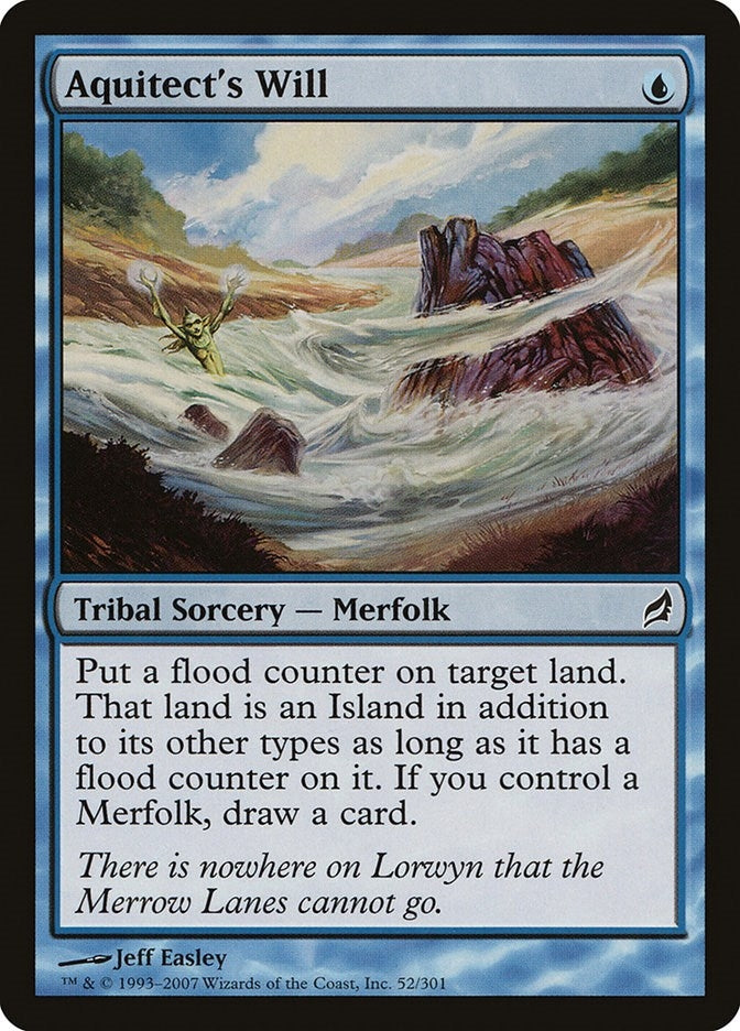 Image for Aquitect's Will (52) (Lorwyn) - Magic: The Gathering