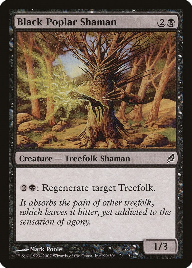 Image for Black Poplar Shaman (99) (Lorwyn) - Magic: The Gathering
