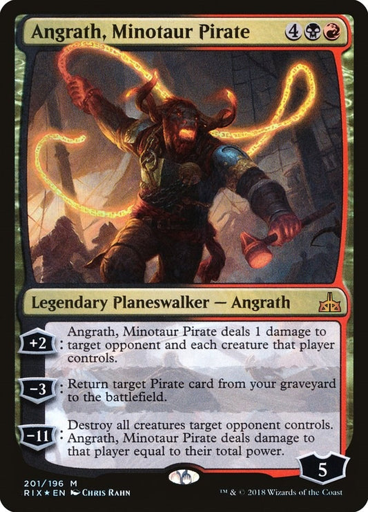 Image for Angrath, Minotaur Pirate (201) (Rivals of Ixalan) - Magic: The Gathering