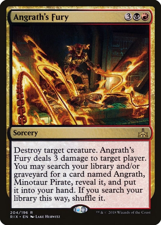 Image for Angrath's Fury (204) (Rivals of Ixalan) - Magic: The Gathering