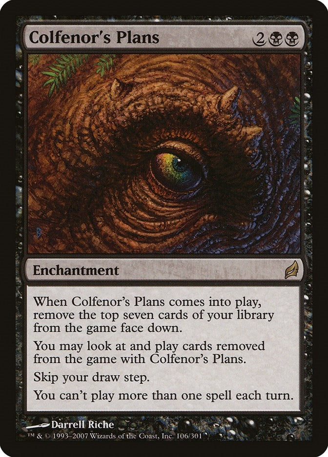 Image for Colfenor's Plans (106) (Lorwyn) - Magic: The Gathering