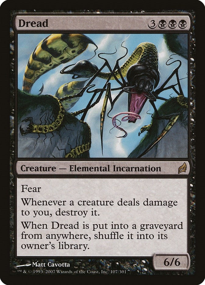 Image for Dread (107) (Lorwyn) - Magic: The Gathering