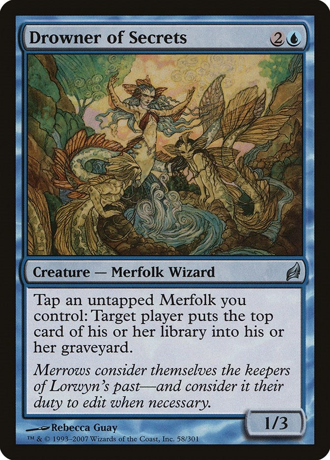 Image for Drowner of Secrets (58) (Lorwyn) - Magic: The Gathering