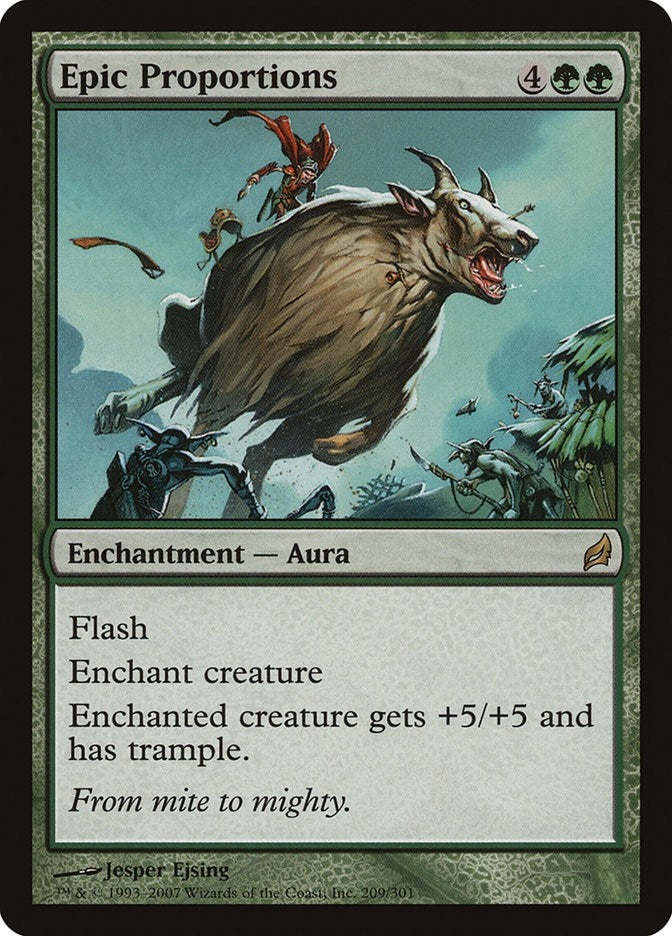 Image for Epic Proportions (209) (Lorwyn) - Magic: The Gathering