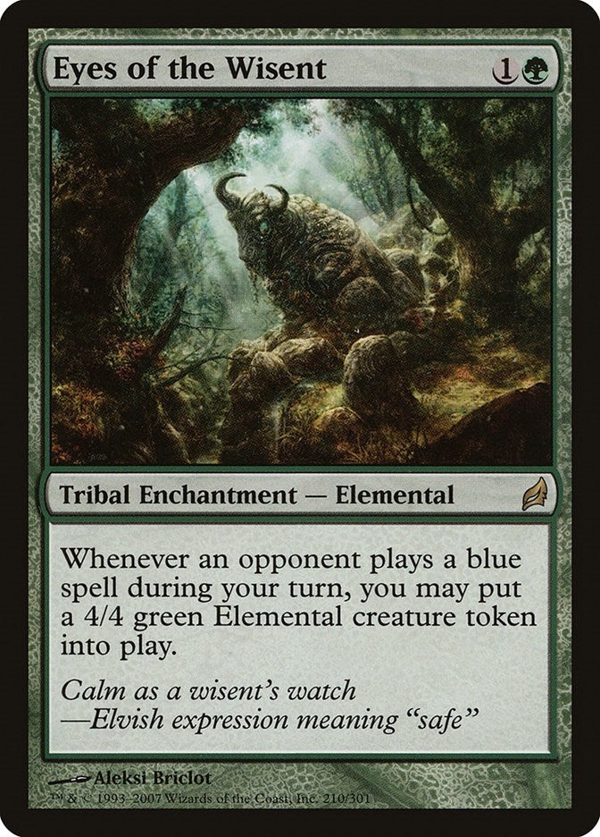 Image for Eyes of the Wisent (210) (Lorwyn) - Magic: The Gathering