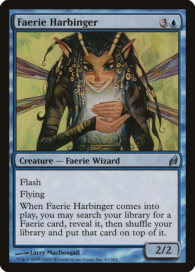 Image for Faerie Harbinger (61) (Lorwyn) - Magic: The Gathering