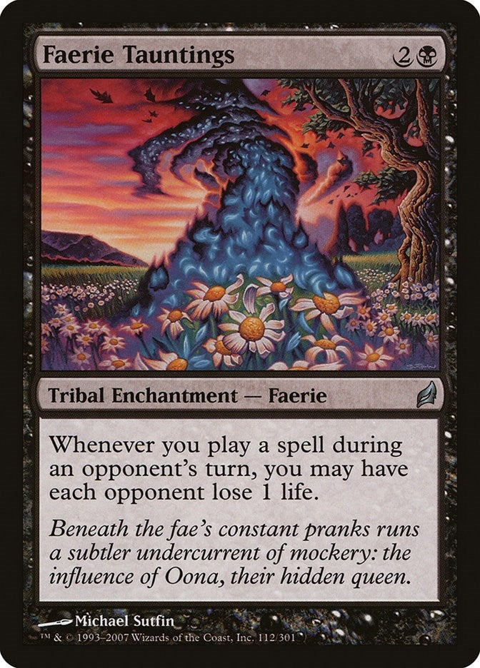 Image for Faerie Tauntings (112) (Lorwyn) - Magic: The Gathering