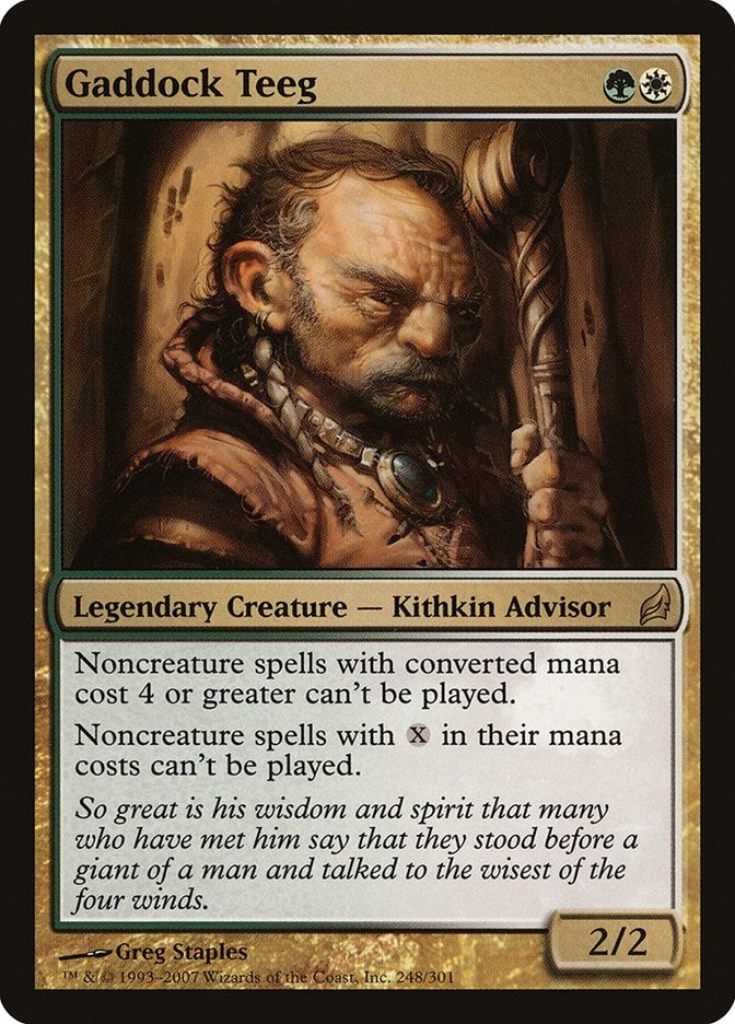 Image for Gaddock Teeg (248) (Lorwyn) - Magic: The Gathering