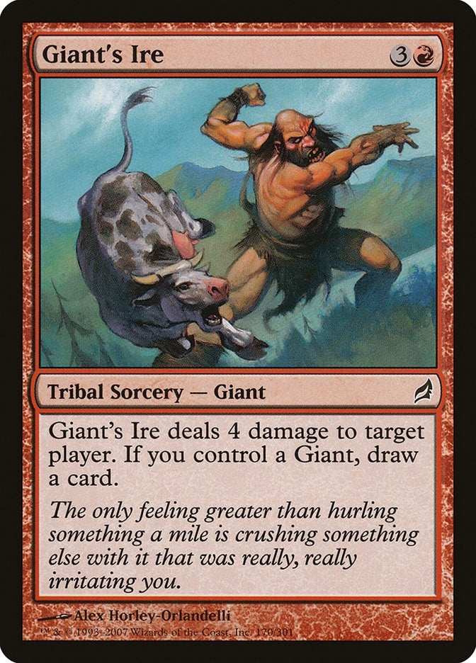 Image for Giant's Ire (170) (Lorwyn) - Magic: The Gathering