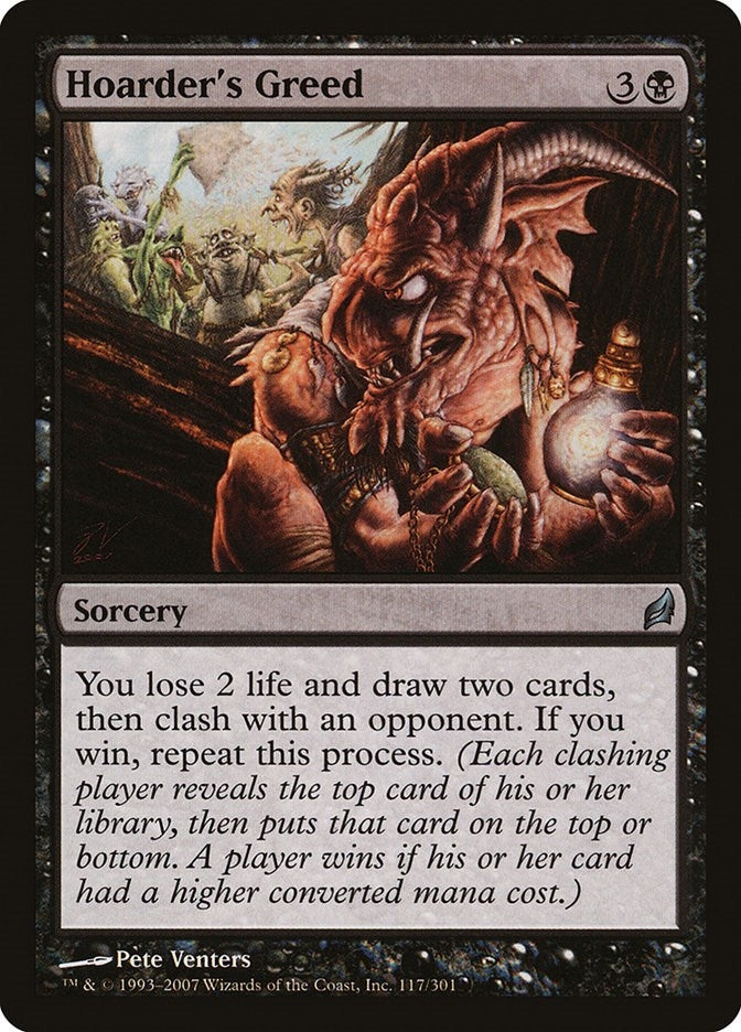Image for Hoarder's Greed (117) (Lorwyn) - Magic: The Gathering