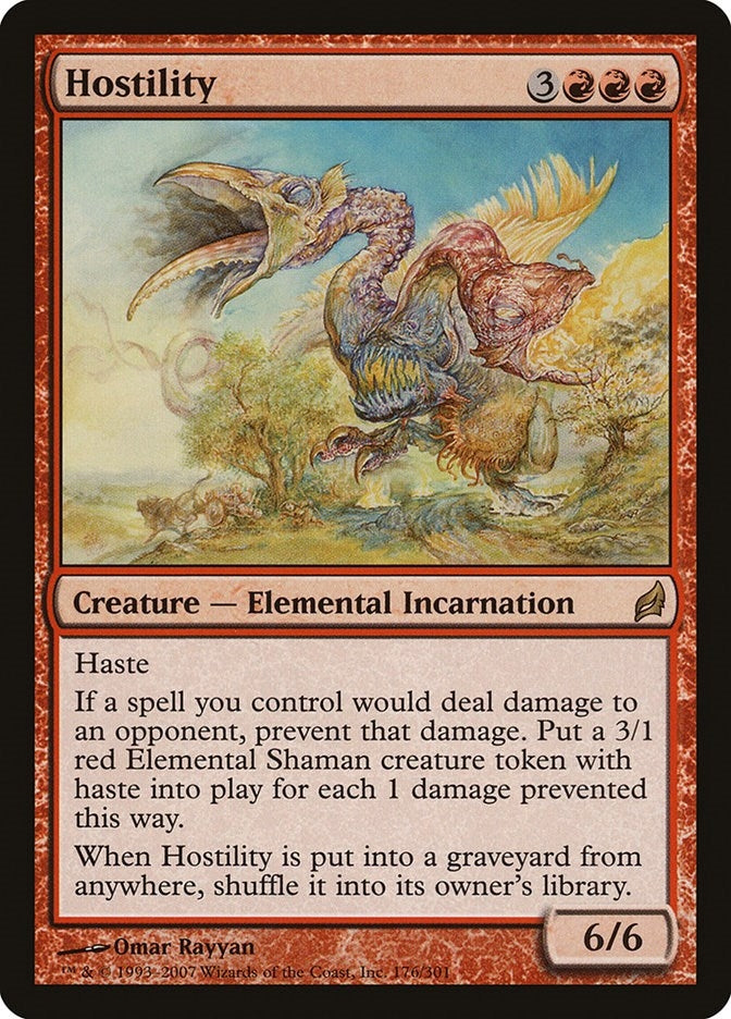 Image for Hostility (176) (Lorwyn) - Magic: The Gathering
