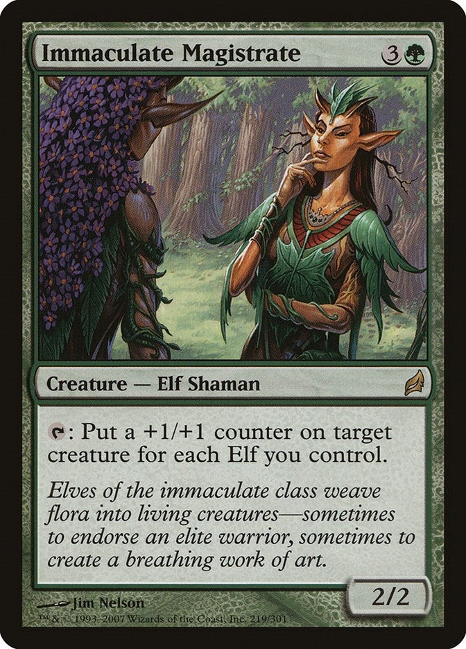 Image for Immaculate Magistrate (219) (Lorwyn) - Magic: The Gathering