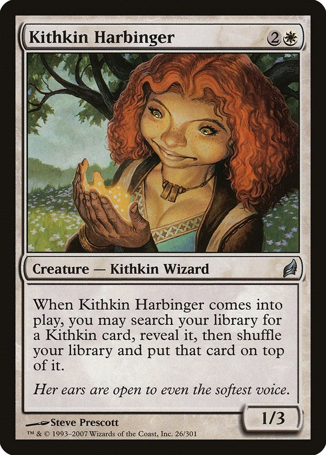 Image for Kithkin Harbinger (26) (Lorwyn) - Magic: The Gathering