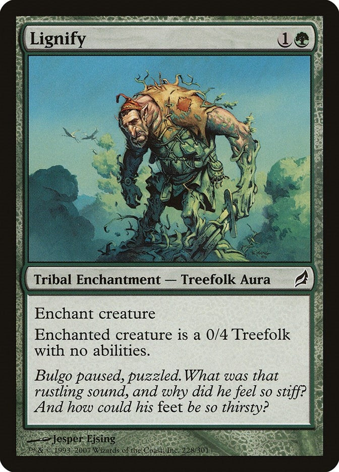 Image for Lignify (228) (Lorwyn) - Magic: The Gathering