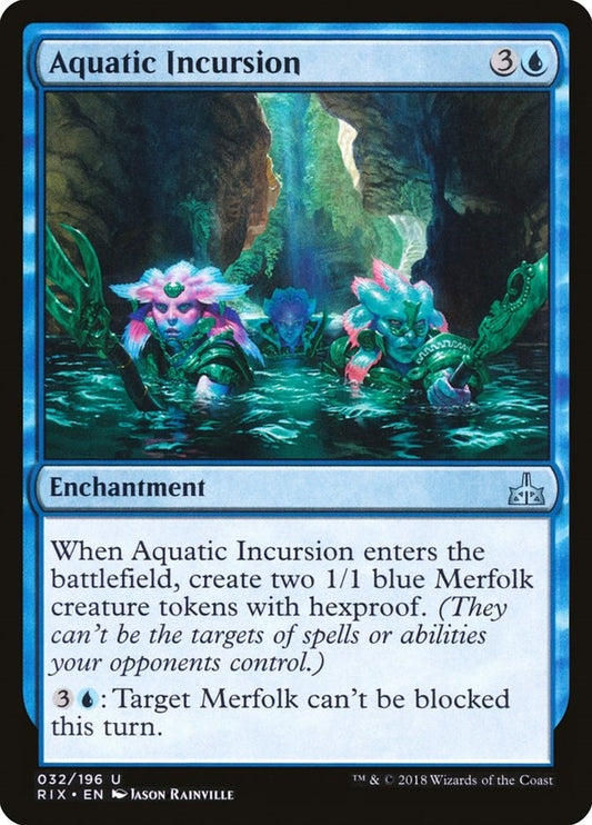 Image for Aquatic Incursion (32) (Rivals of Ixalan) - Magic: The Gathering