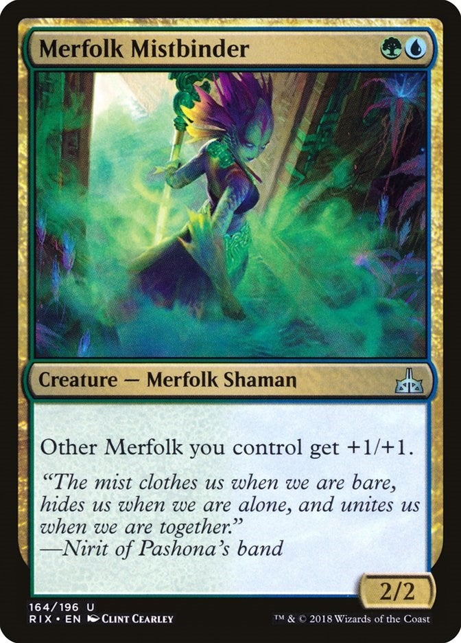 Image for Merfolk Mistbinder (164) (Rivals of Ixalan) - Magic: The Gathering