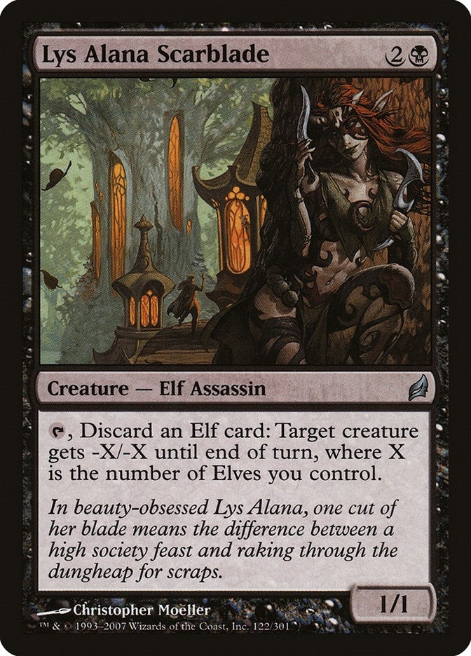 Image for Lys Alana Scarblade (122) (Lorwyn) - Magic: The Gathering