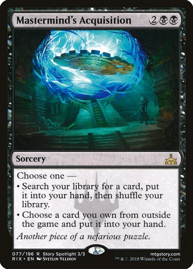 Image for Mastermind's Acquisition (77) (Rivals of Ixalan) - Magic: The Gathering