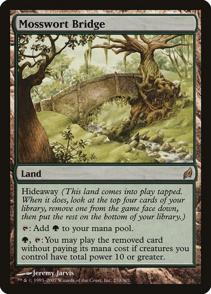 Image for Mosswort Bridge (270) (Lorwyn) - Magic: The Gathering