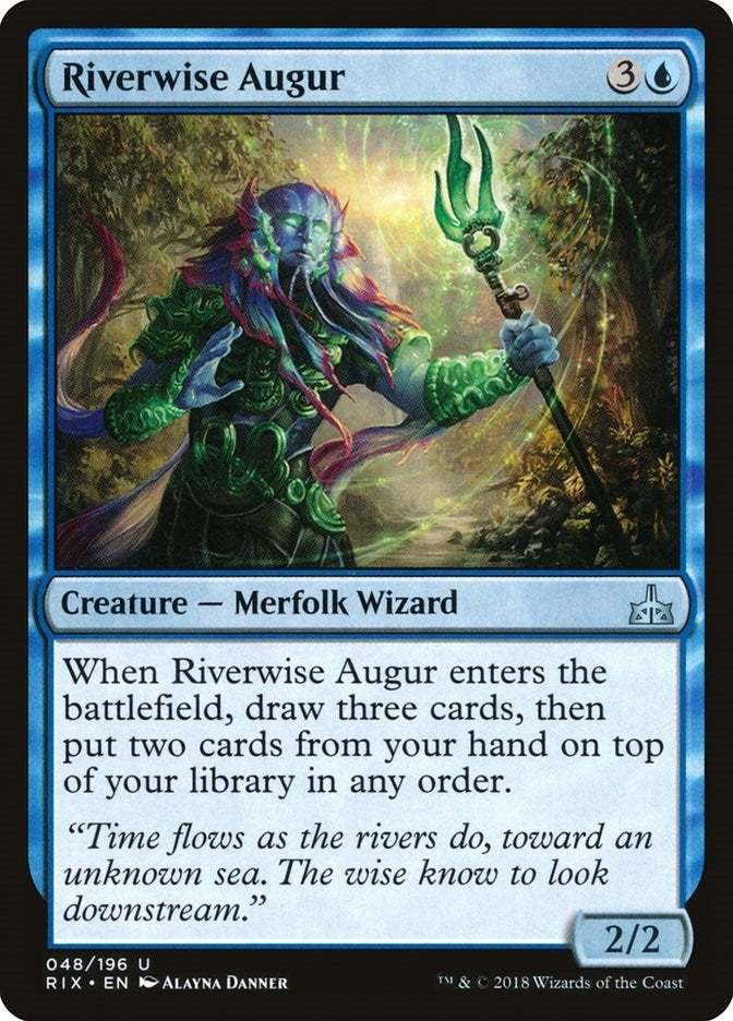 Image for Riverwise Augur (48) (Rivals of Ixalan) - Magic: The Gathering
