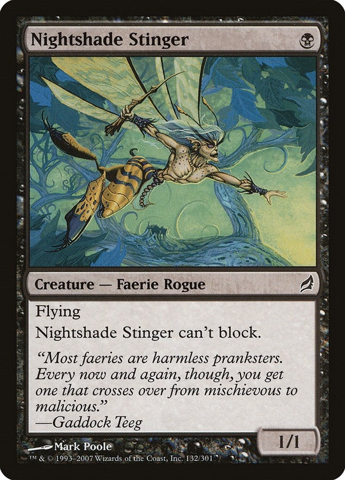 Image for Nightshade Stinger (132) (Lorwyn) - Magic: The Gathering