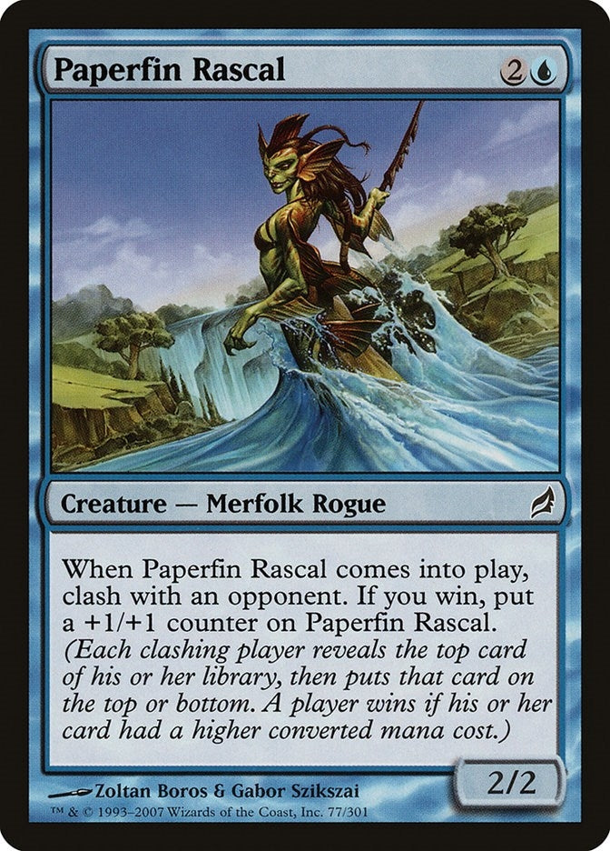 Image for Paperfin Rascal (77) (Lorwyn) - Magic: The Gathering