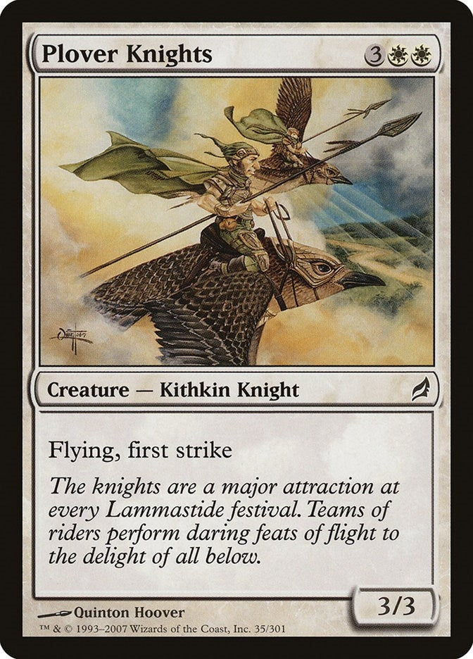Image for Plover Knights (35) (Lorwyn) - Magic: The Gathering