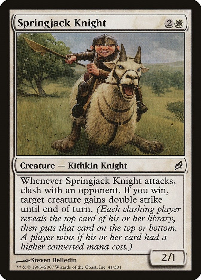 Image for Springjack Knight (41) (Lorwyn) - Magic: The Gathering