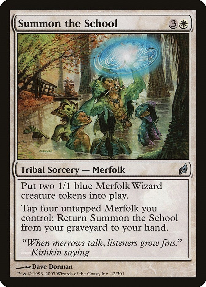 Image for Summon the School (42) (Lorwyn) - Magic: The Gathering