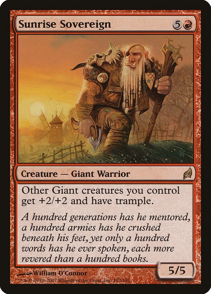 Image for Sunrise Sovereign (192) (Lorwyn) - Magic: The Gathering