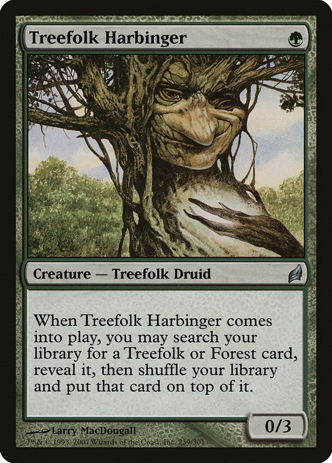 Image for Treefolk Harbinger (239) (Lorwyn) - Magic: The Gathering