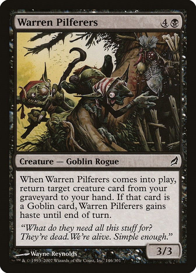 Image for Warren Pilferers (146) (Lorwyn) - Magic: The Gathering