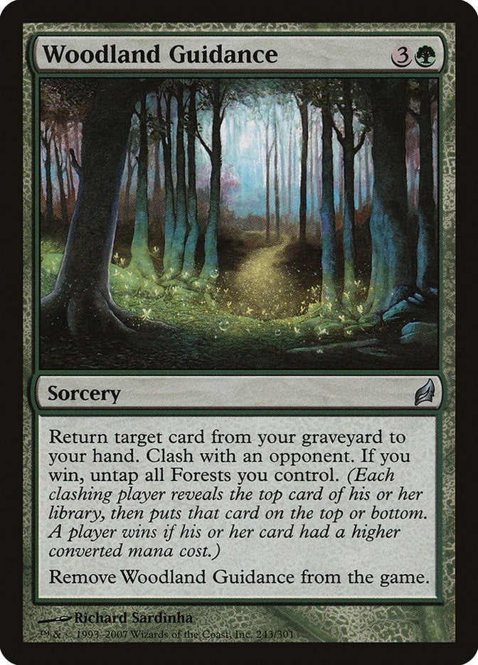 Image for Woodland Guidance (243) (Lorwyn) - Magic: The Gathering