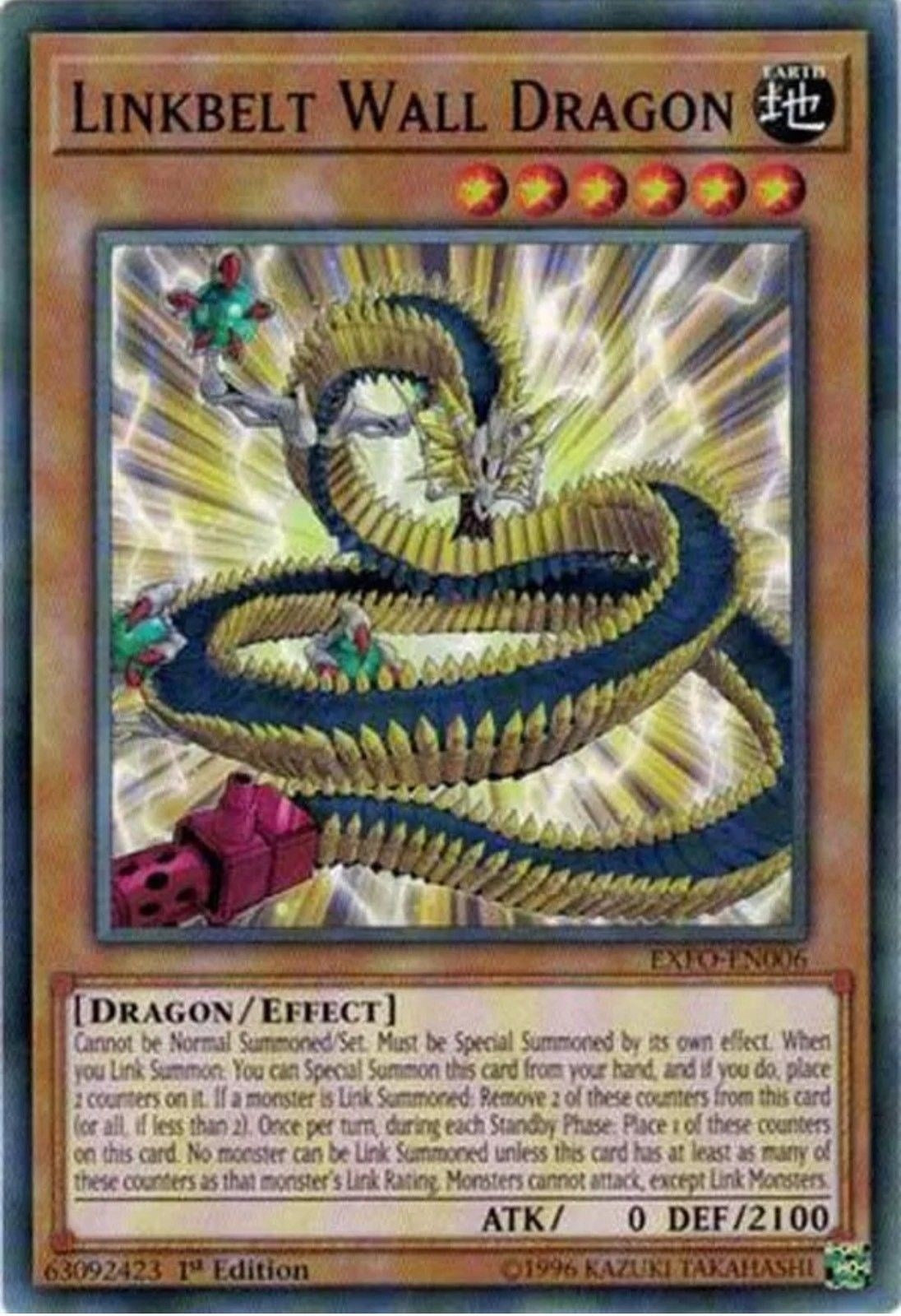 Image for Linkbelt Wall Dragon (EXFO-EN006) (Extreme Force) - YuGiOh