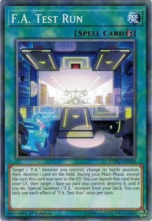 Image for F.A. Test Run (EXFO-EN089) (Extreme Force) - YuGiOh