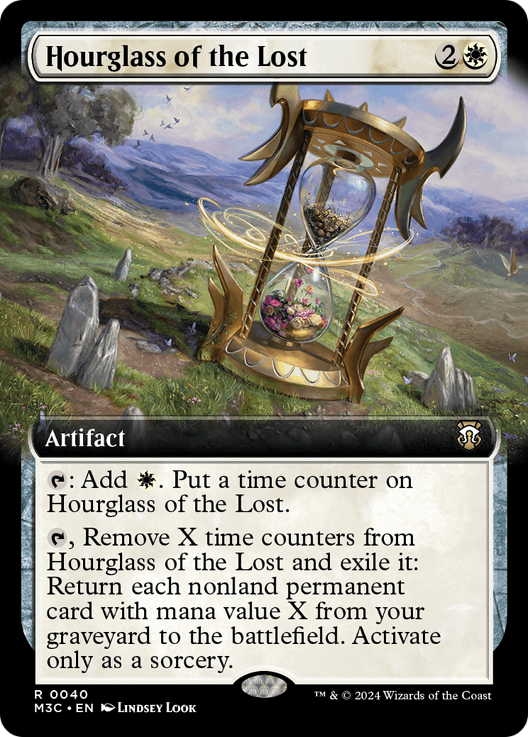 Hourglass of the Lost (Extended Art) (M3C-040) - Modern Horizons 3 Commander: (Extended Art) Foil