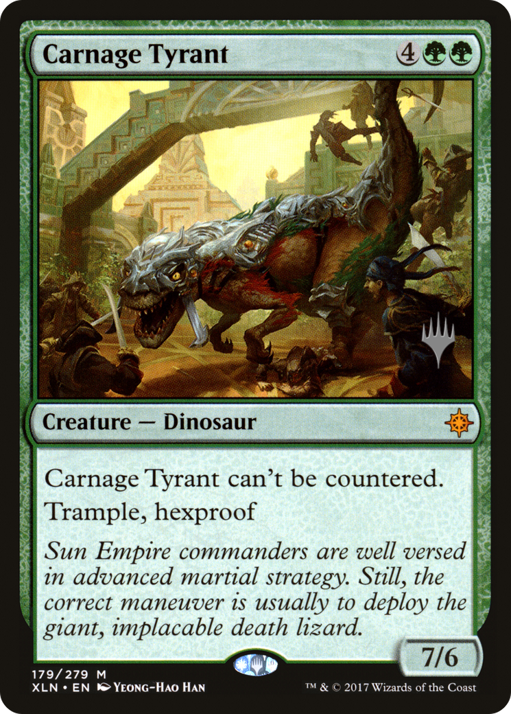 Carnage Tyrant (PPM20-179P) - Ixalan Promos