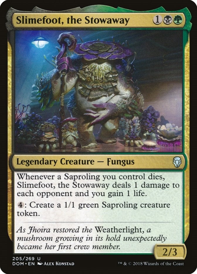 Slimefoot, the Stowaway (205) (Dominaria)