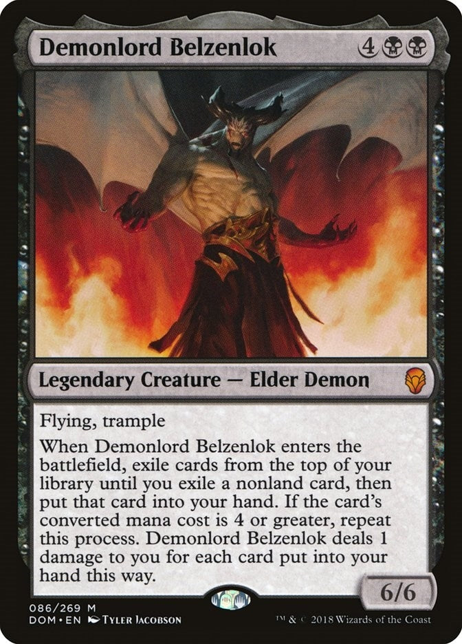 Image for Demonlord Belzenlok (86) (Dominaria) - Magic: The Gathering