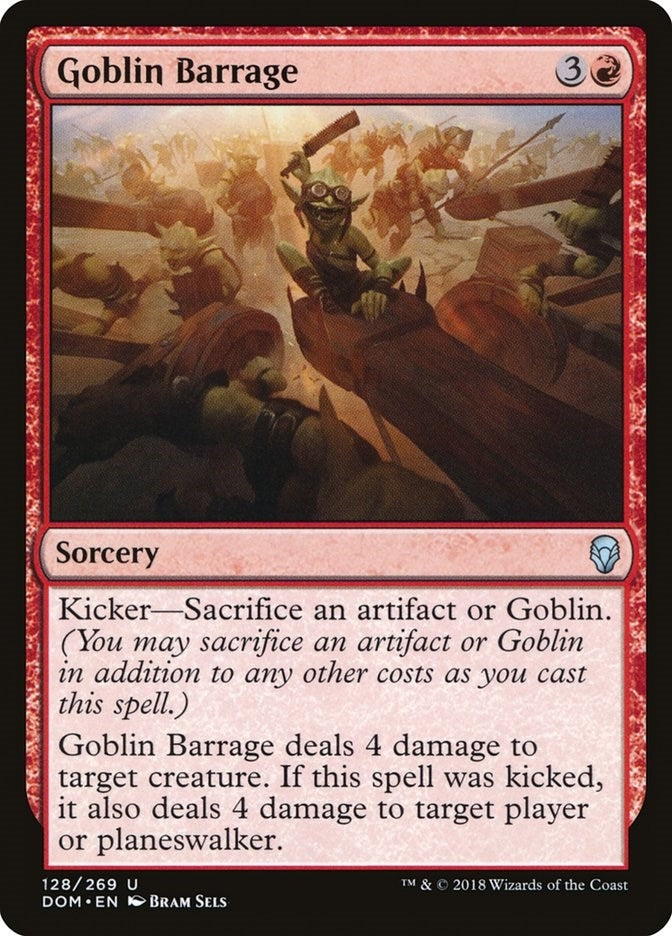 Goblin Barrage (128) (Dominaria)