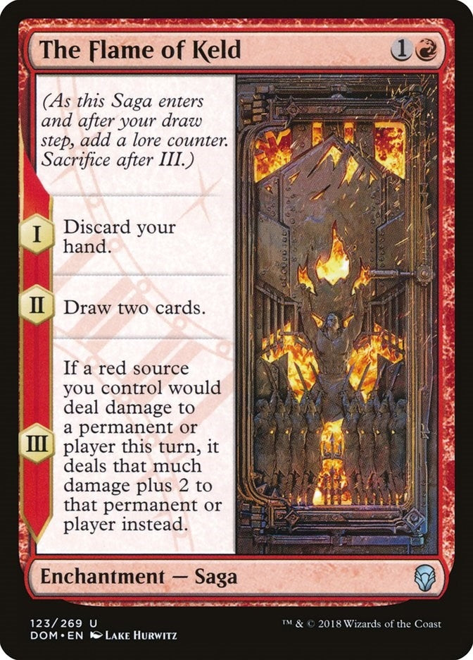 Image for The Flame of Keld (123) (Dominaria) - Magic: The Gathering