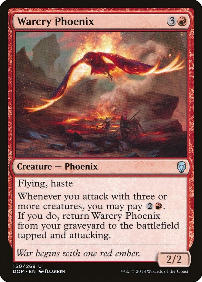 Image for Warcry Phoenix (150) (Dominaria) - Magic: The Gathering