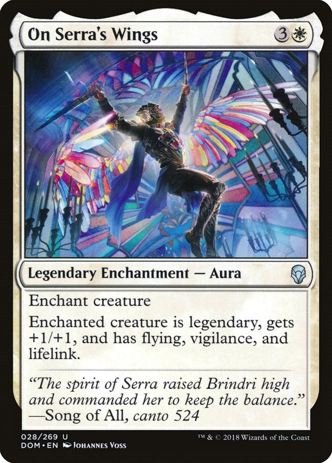 Image for On Serra's Wings (28) (Dominaria) - Magic: The Gathering
