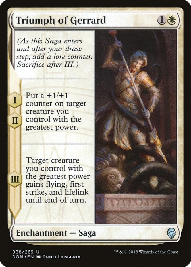 Triumph of Gerrard (38) (Dominaria)